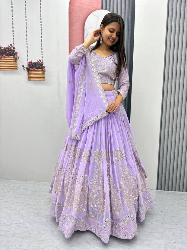 Launching Embroidered Lehenga Choli