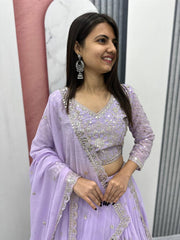 Launching Embroidered Lehenga Choli